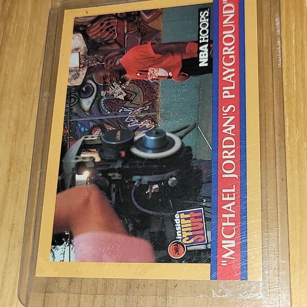 Michael Jordan 's Playground. Inside Stuff. NBA HOOPS. 1990